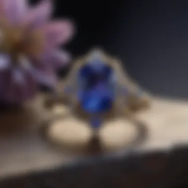 Unique Tanzanite Wedding Ring
