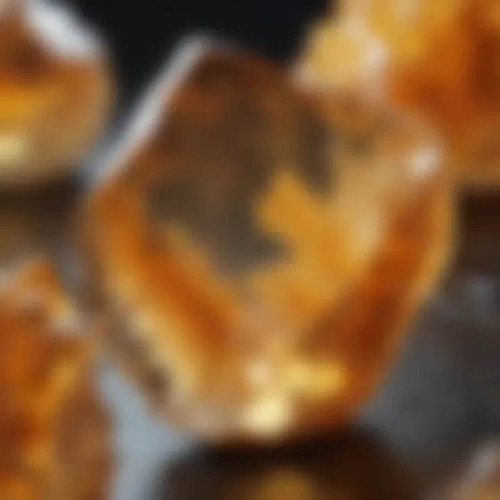 Raw Citrine Crystal Formation