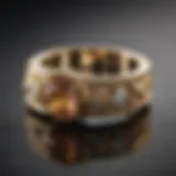 Glimmering Reflection of 14k Gold Ring