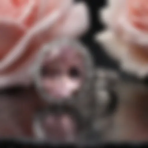 Exquisite Rose Quartz Engagement Ring Setting