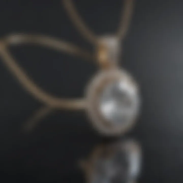 Elegant Round Halo Diamond Pendant