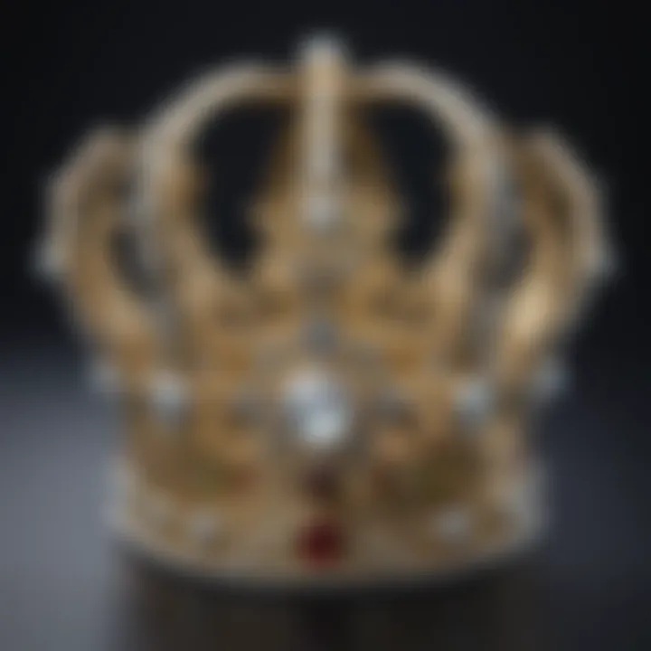 Pearl Adorned Royal Crown