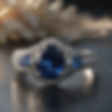 Sapphire and Diamond Engagement Ring Brilliance