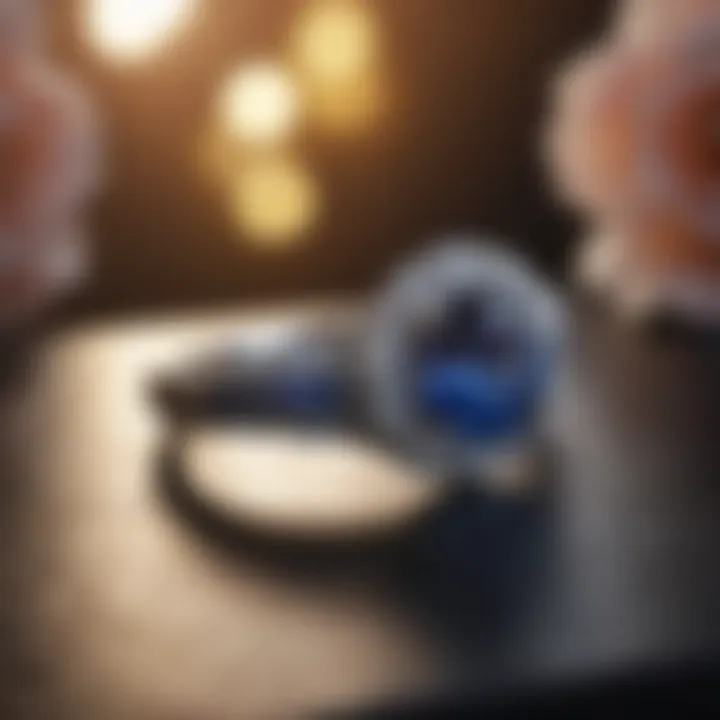 Sapphire Halo Wedding Ring