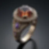 Unique sculptural wedding ring design for larger fingers
