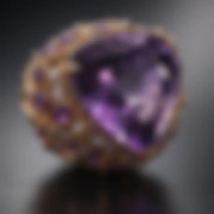 Sparkling Amethyst Gemstone at JTV Diamond Show