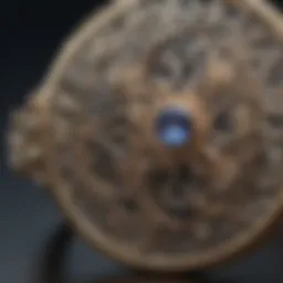 Elegant solder ring with intricate filigree design