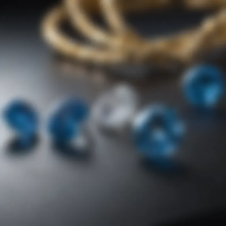 Sophisticated Blue Nile Diamond Size Comparison Illustration