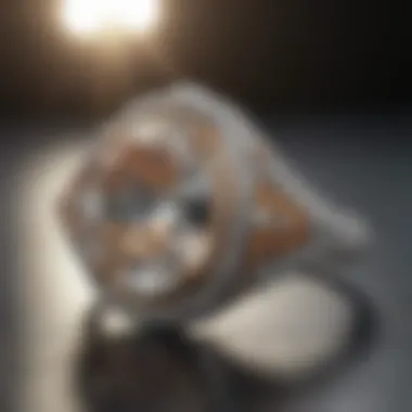 Sparkling Diamond Ring Set in Elegant Design
