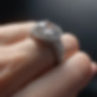 Sparkling Pave Set Diamond Ring
