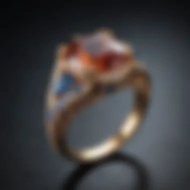 Stunning gemstone ring symbolizing everlasting love and commitment