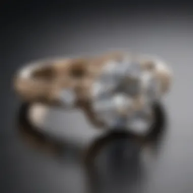 Sustainable Sparkle of Real Moissanite Ring
