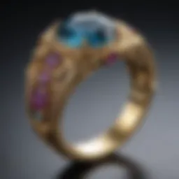 Symbolic Ring Design Representing Eternal Love