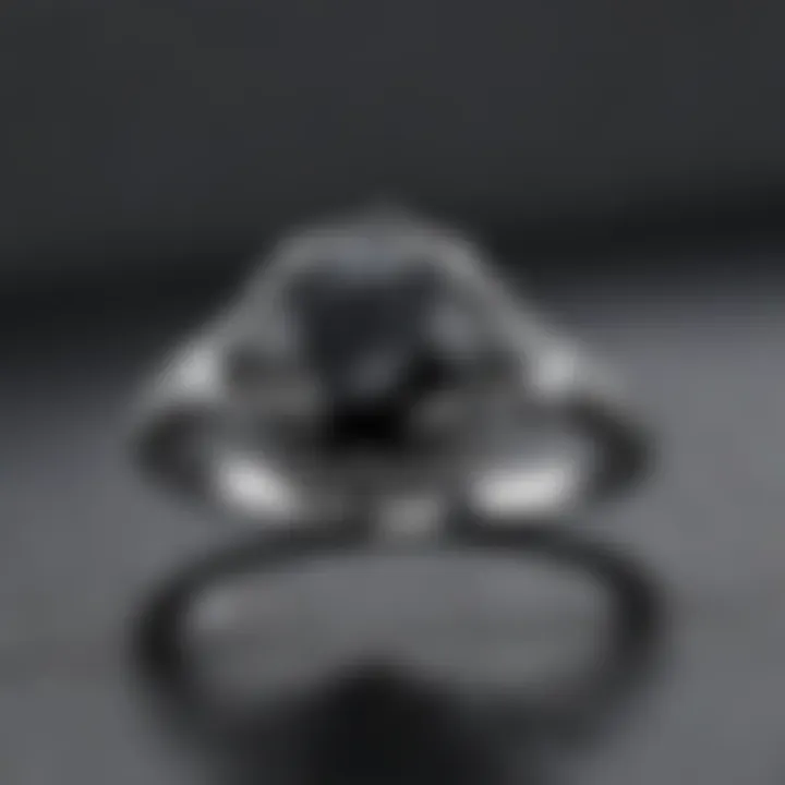 Timeless beauty of 2ct black diamond ring