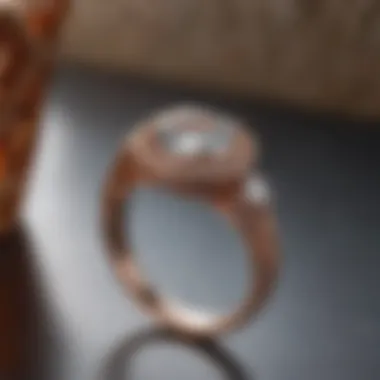 Timeless Charm of Round Diamond Rose Gold Ring