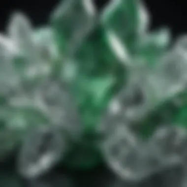 Mystical Fusion - Green and White Crystals
