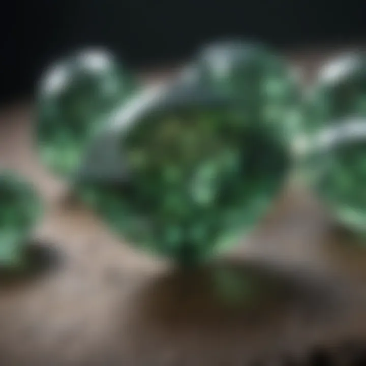 Exquisite Green Diamond Formation Process