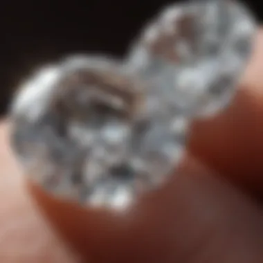 Precision cut of a carat and a half diamond