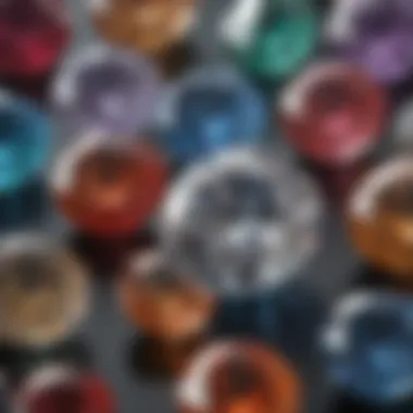 Vibrant diamond displaying rare and vivid color tones