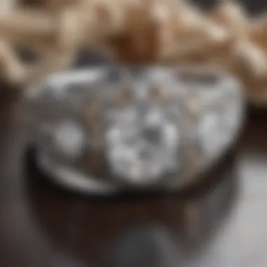 Vintage-inspired anniversary ring with intricate details
