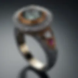 Elegant wedding ring design with intricate details