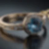 Wedding Ring Necklace Displaying Elegance